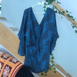 GORG Haute Hippie S Silk drop-waist dress